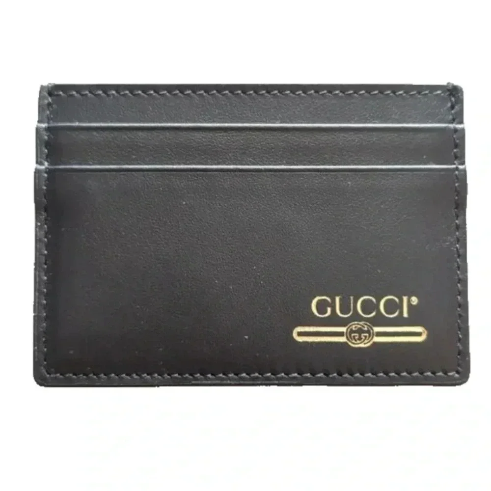 Gucci GG Logo Card Holder in black